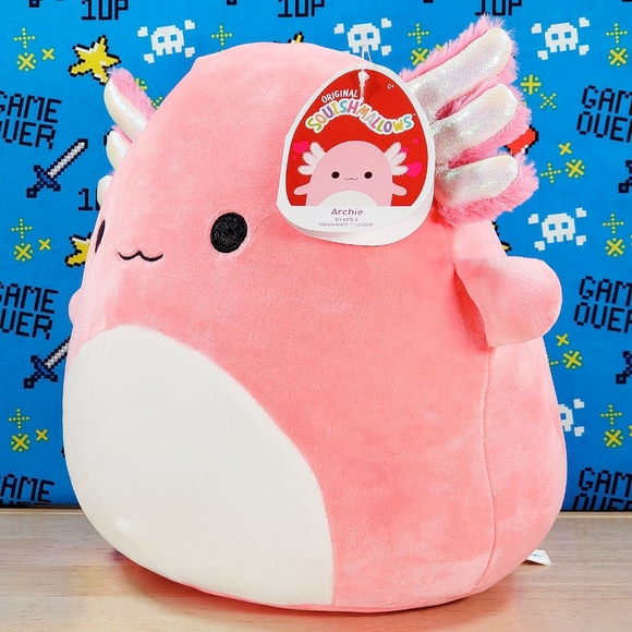 Squishmallow Archie the Axolotl 11" UltraSoft Stuffed Valentine's Day Plush NWT - Picture 6 of 12